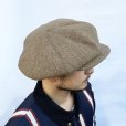 画像9:  【30%OFF】 FLAT TOP CASQUETTE  TWEED BROWN