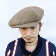 画像7:  【30%OFF】 FLAT TOP CASQUETTE  TWEED BROWN