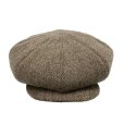 画像2: <span style="color: #ff0000;">【30%OFF】</span>FLAT TOP CASQUETTE <br>TWEED BROWN (2)