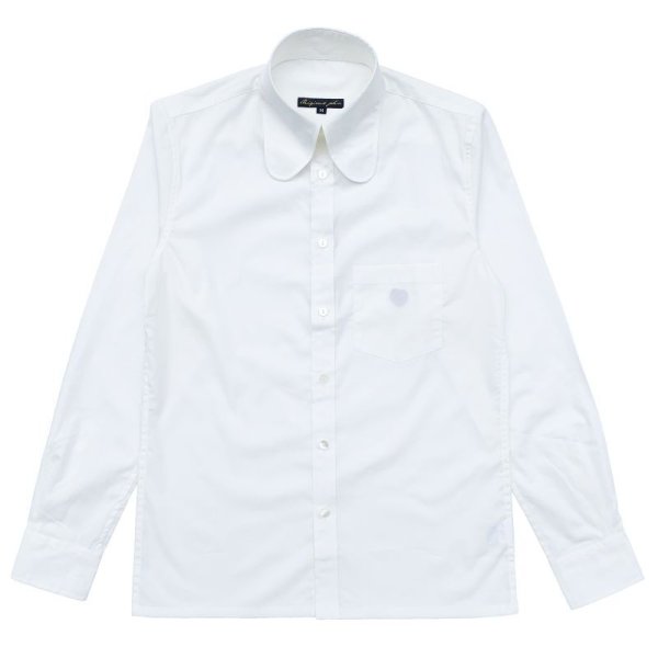 画像1: BEAGLE COLLAR SHIRTS  WHITE