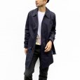 画像12:  【30%OFF】 BEAGLE COLLAR BALMACAAN COAT  VENTILE NAVY