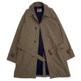 画像9:  【30%OFF】 BEAGLE COLLAR BALMACAAN COAT  CHECK BEIGE