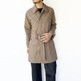 画像10:  【30%OFF】 BEAGLE COLLAR BALMACAAN COAT  CHECK BEIGE