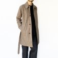 画像11:  【30%OFF】 BEAGLE COLLAR BALMACAAN COAT  CHECK BEIGE