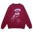 画像1: <span style="color: #ff0000;">【30%OFF】</span>LIGHT SWEAT JUMPER <BR>BURGUNDY (1)