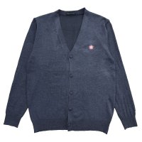 COVERED BUTTONS CARDIGAN  CHARCOAL