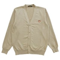 COVERED BUTTONS CARDIGAN  BEIGE