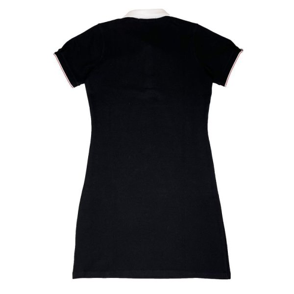 画像2: BEAGLE COLLAR POLO DRESS  BLACK