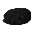 画像1: STRAW MARINE CAS <br>BLACK (1)