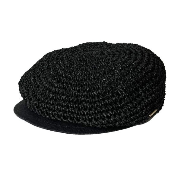画像1: STRAW MARINE CAS  BLACK