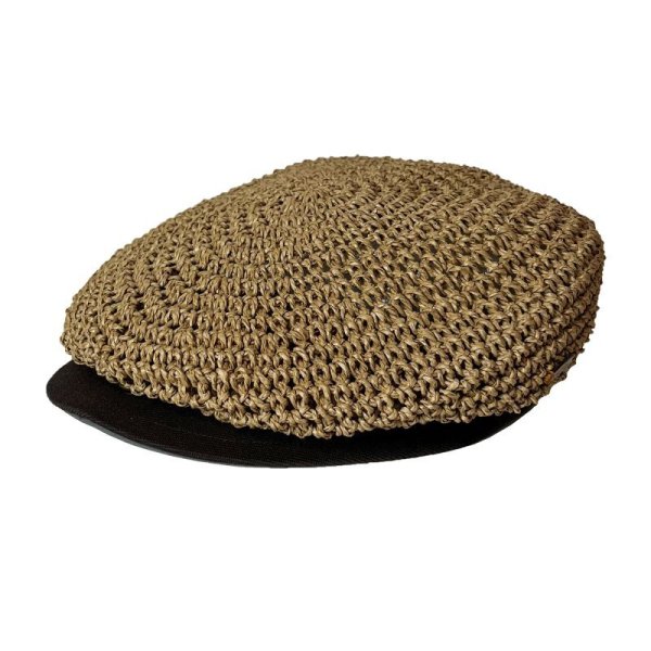 画像1: STRAW MARINE CAS  BROWN