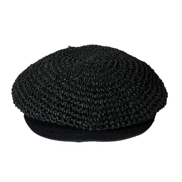 画像2: STRAW MARINE CAS  BLACK