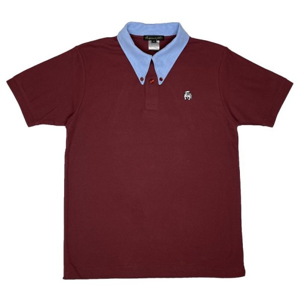 画像1: B.D.POLO  BURGUNDY