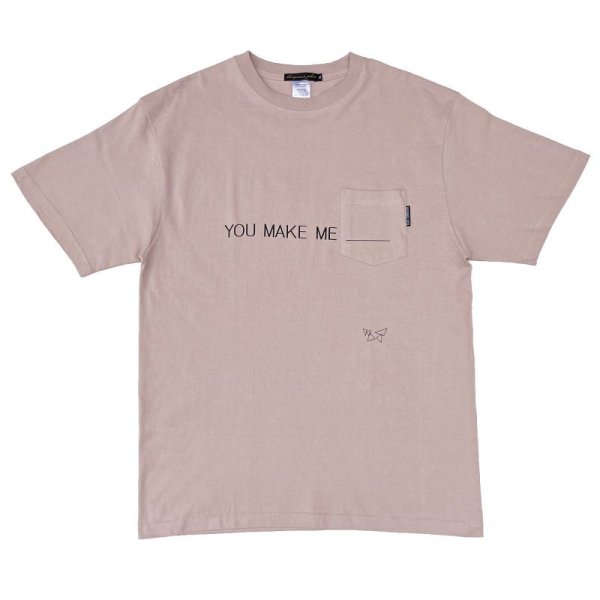 画像1: T-YOU MAKE ME ___  SMOKY PINK