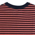 画像4: STRIPE BASQUE SHIRTS  SALMON PINK-NAVY