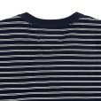 画像4: STRIPE BASQUE SHIRTS  NAVY-WHITE(TWIN LINES)