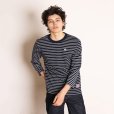 画像6: STRIPE BASQUE SHIRTS  NAVY-WHITE(TWIN LINES)