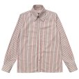 画像1: BEAGLE COLLAR SHIRTS <br>STRIPE IVORY (1)