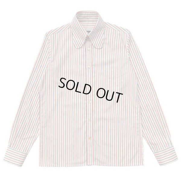 画像1: BEAGLE COLLAR SHIRTS  STRIPE IVORY