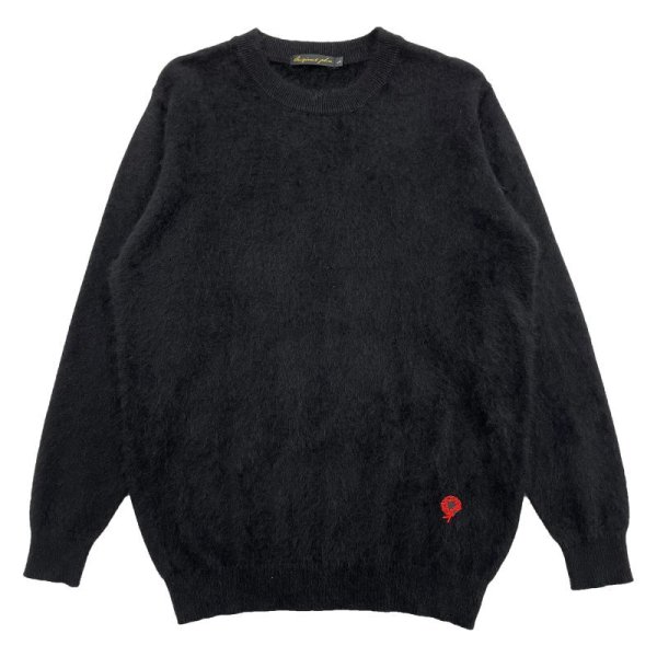 画像1: LIGHT MOHAIR JUMPER  BLACK