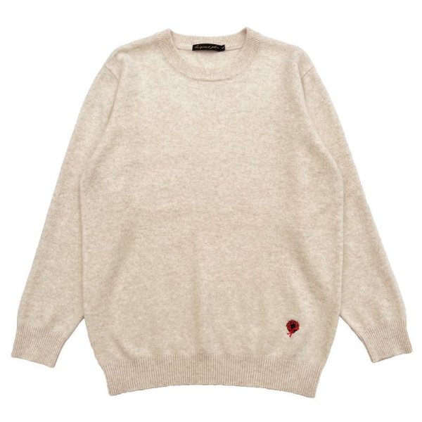 画像1: LIGHT MOHAIR JUMPER  IVORY