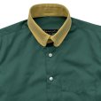 画像3: CLASSIC ROUND COLLAR B.D.SHIRTS  GREEN