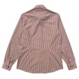 画像2: CLASSIC ROUND COLLAR B.D.SHIRTS <br>STRIPE WINE (2)