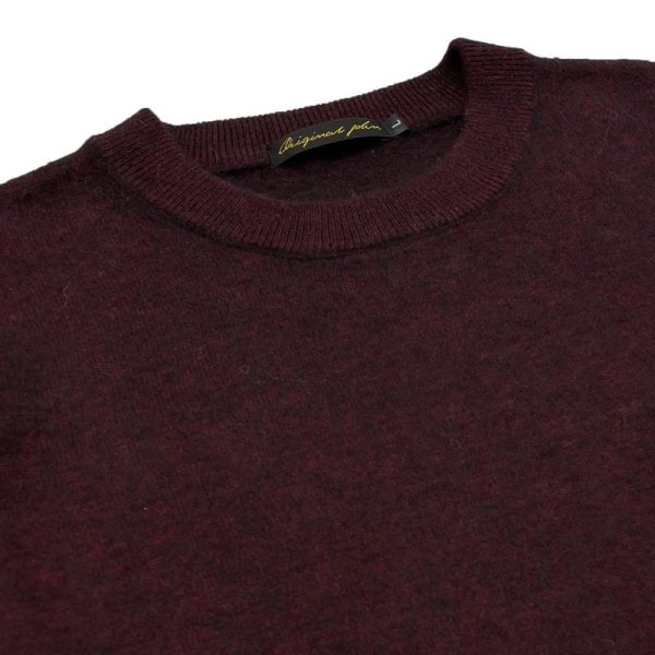 画像3: LIGHT MOHAIR JUMPER  BORDEAUX