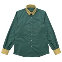 CLASSIC ROUND COLLAR B.D.SHIRTS  GREEN