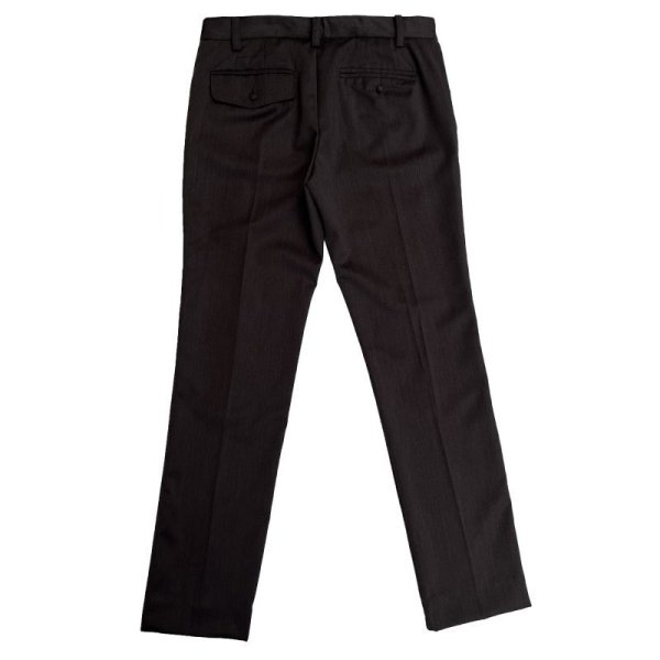 画像2: NARROW TROUSERS  DARK BROWN