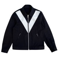 V-JACKET  BLACK-SILVER