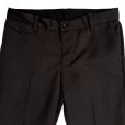 画像3: NARROW TROUSERS  DARK BROWN