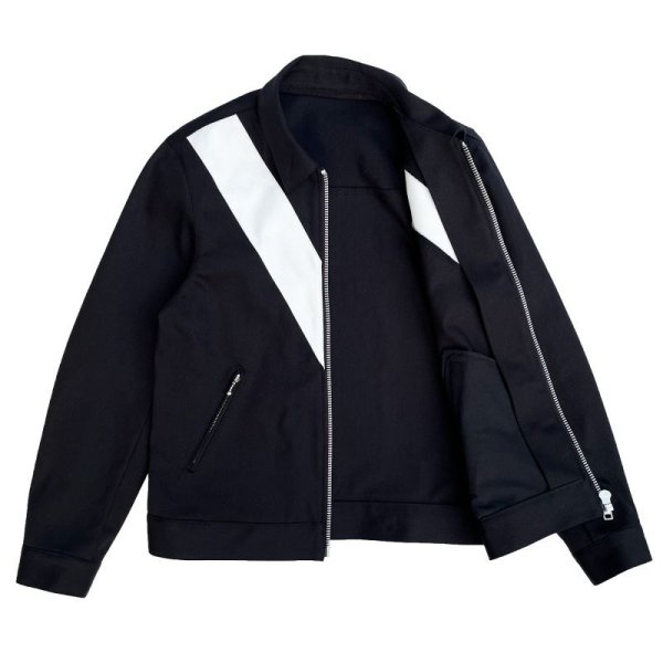 画像2: V-JACKET  BLACK-SILVER