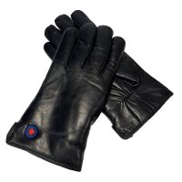 EXTREME COLD LEATHER GLOVES  TARGET BLACK