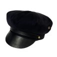 画像1: MOTORCYCLE CAP <br>BLACK (1)