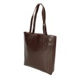 画像2: LEATHER TOTE BAG <br>DARK BROWN (2)