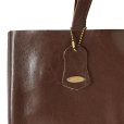 画像4: LEATHER TOTE BAG  DARK BROWN