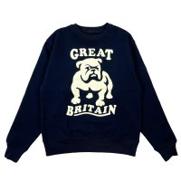 BULLDOG HEAVY SWEAT JUMPER  NAVY