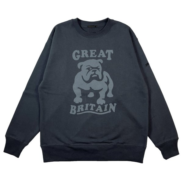 画像1: BULLDOG HEAVY SWEAT JUMPER  INK BLACK