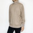 画像6: POLO-NECK LIGHT MOHAIR JUMPER  CAMEL