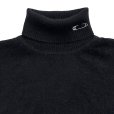 画像4: POLO-NECK LIGHT MOHAIR JUMPER  BLACK