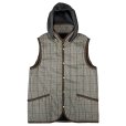 画像8: TWEED×QUILTING GILET  GREY-BEIGE