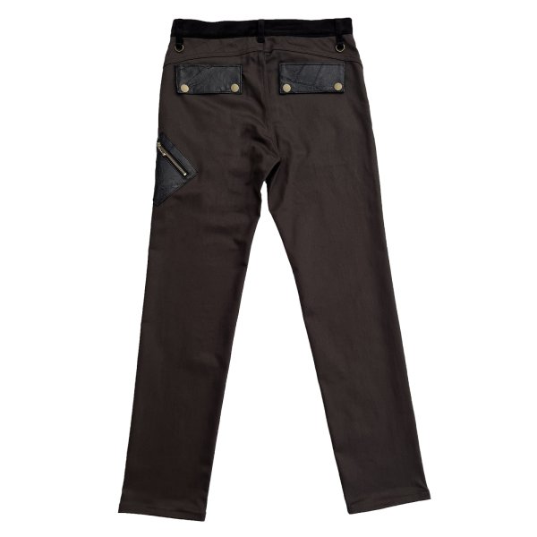 画像1: TOWNMASTER PANTS  DARK BROWN