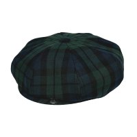 BRITISH CASQUETTE  -RAZORBLADE-    BLACK-GREEN (BLACKWATCH)