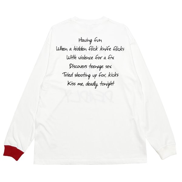 画像2: KISS ME DEADLY L/S  WHITE