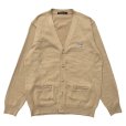 画像1: CHANGE BUTTONED CARDIGAN <BR>BEIGE (1)