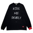 画像1: KISS ME DEADLY L/S <BR>BLACK (1)