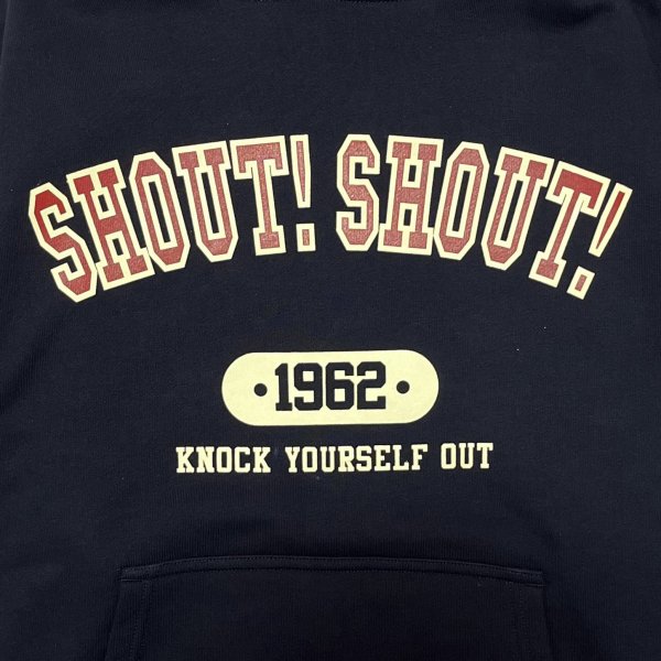 画像3: SHOUT! SHOUT! COLLAGE HOODIE  NAVY
