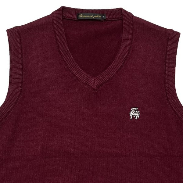 画像3: V-NECK SLIP OVER  BURGUNDY