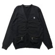 画像1: CHANGE BUTTONED CARDIGAN <BR>BLACK (1)